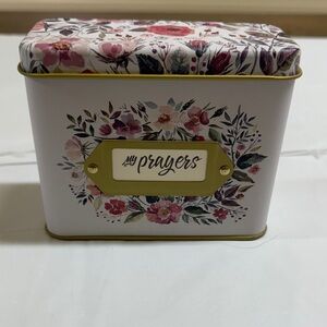 New Tin Prayer Can And Daily Prayer Cards